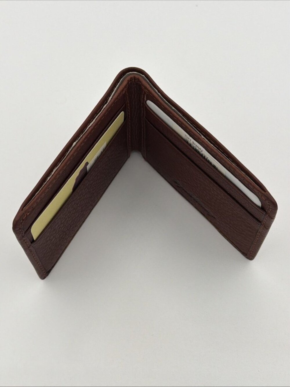 Osgoode Marley Ultra Mini Thinfold Leather Wallet - Brandy - Picture 5 of 10